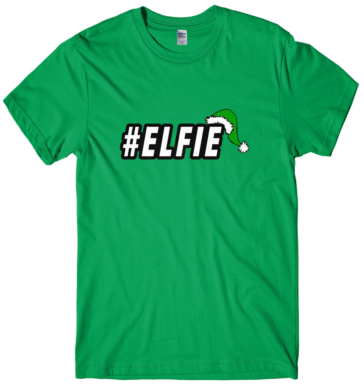 #Elfie Mens Unisex Christmas T-Shirt