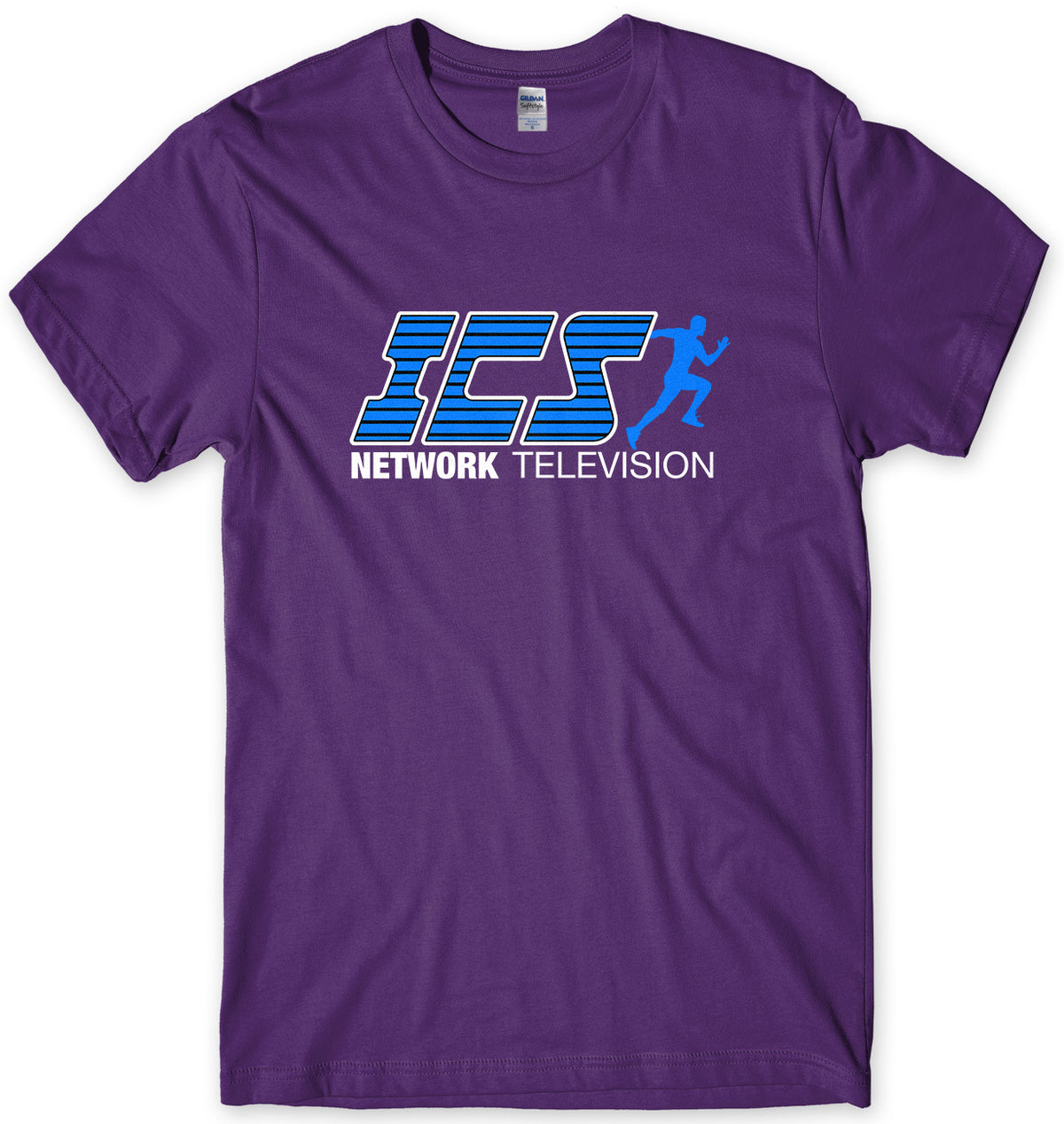 ICS NETWORK TELEVISION LOGO MENS UNISEX T-SHIRT