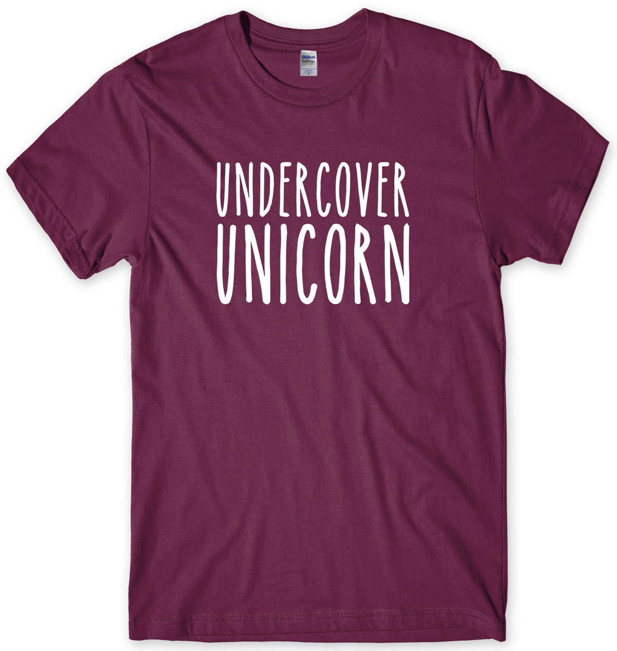 UNDERCOVER UNICORN MENS FUNNY UNISEX T-SHIRT
