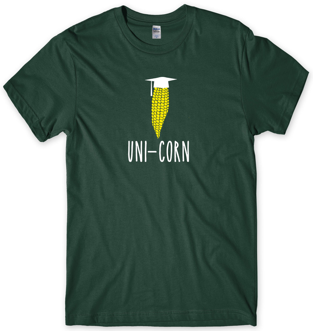 UNI-CORN GRADUATE MENS FUNNY UNISEX T-SHIRT