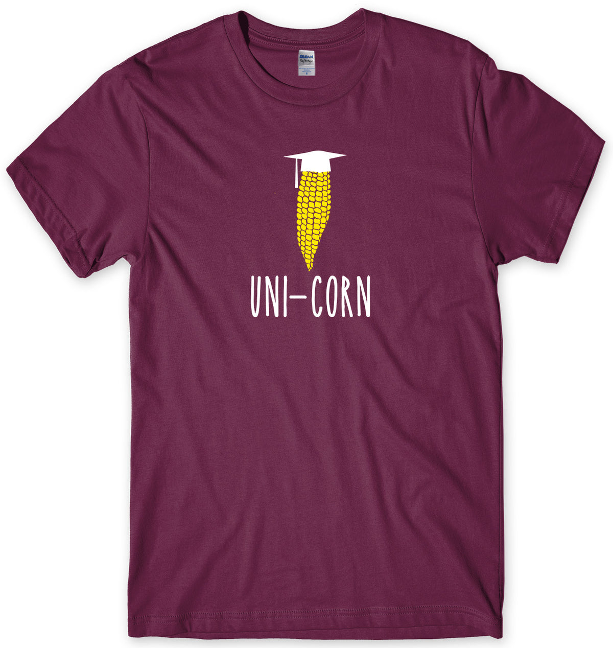 UNI-CORN GRADUATE MENS FUNNY UNISEX T-SHIRT