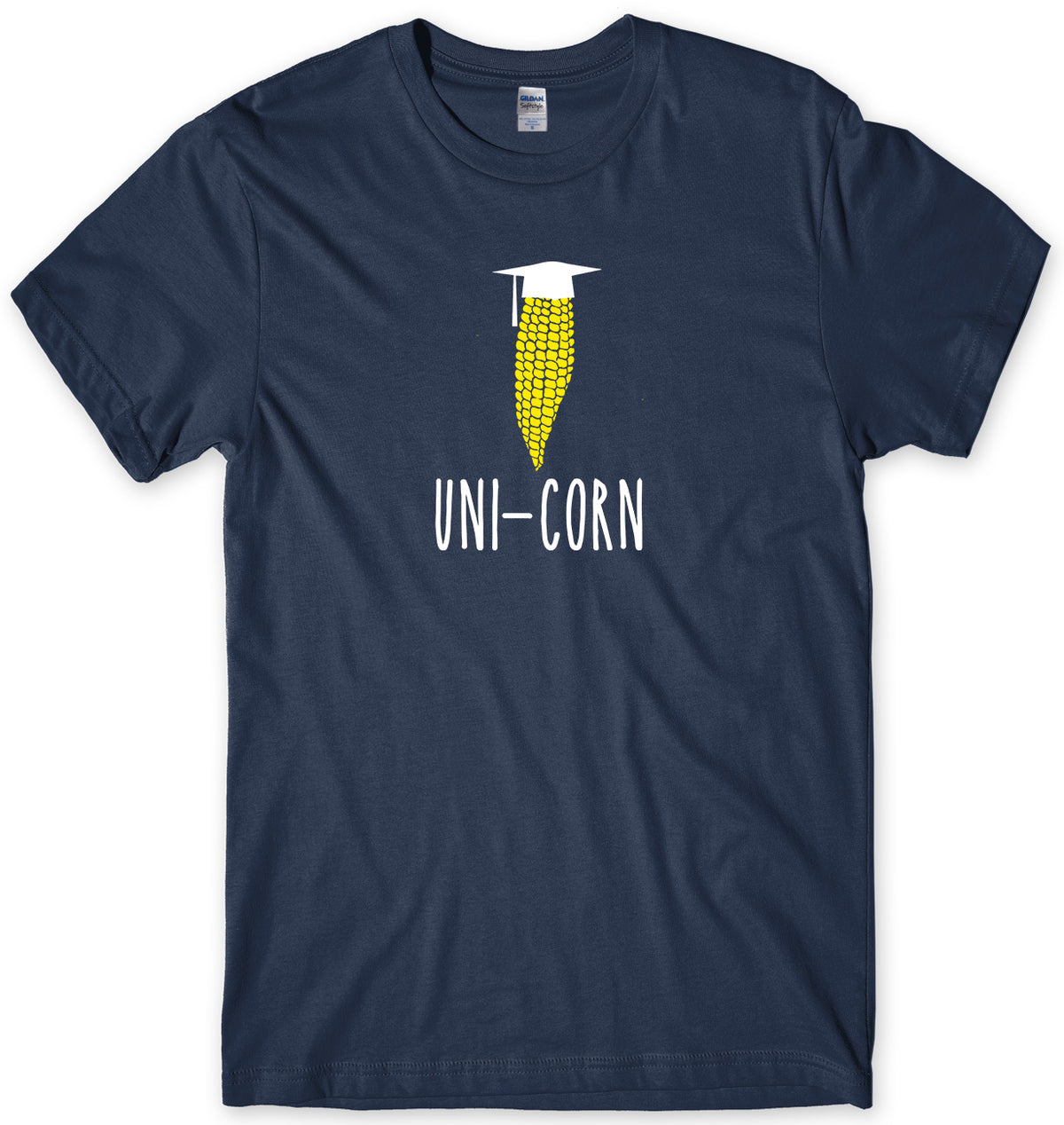 UNI-CORN GRADUATE MENS FUNNY UNISEX T-SHIRT
