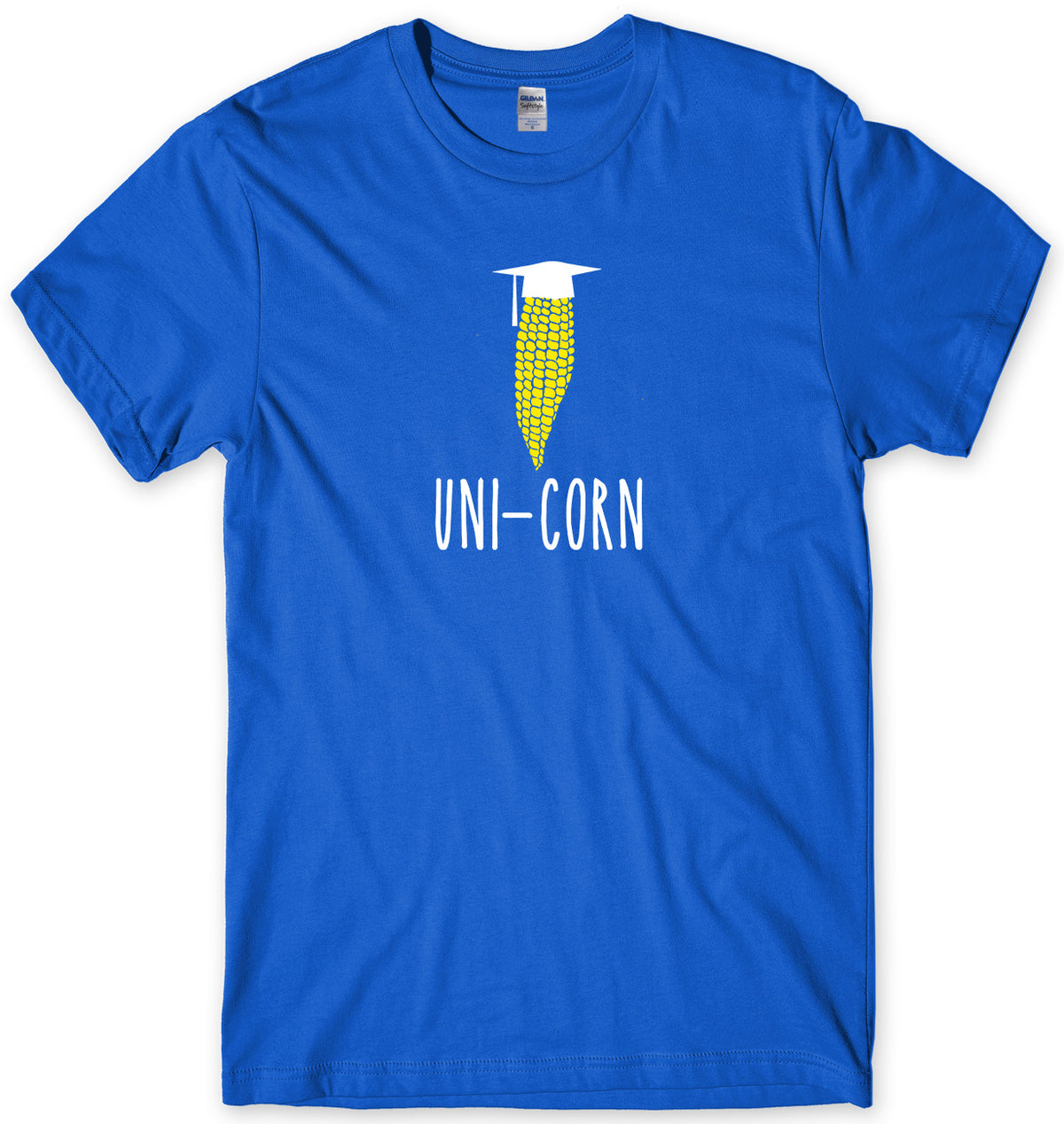 UNI-CORN GRADUATE MENS FUNNY UNISEX T-SHIRT