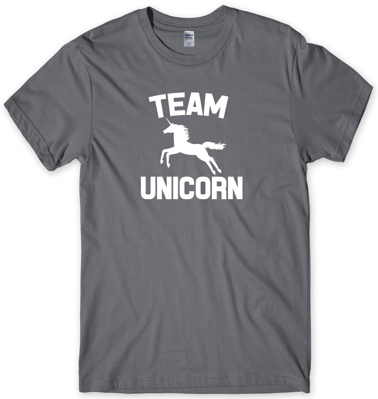 TEAM UNICORN MENS FUNNY UNISEX T-SHIRT