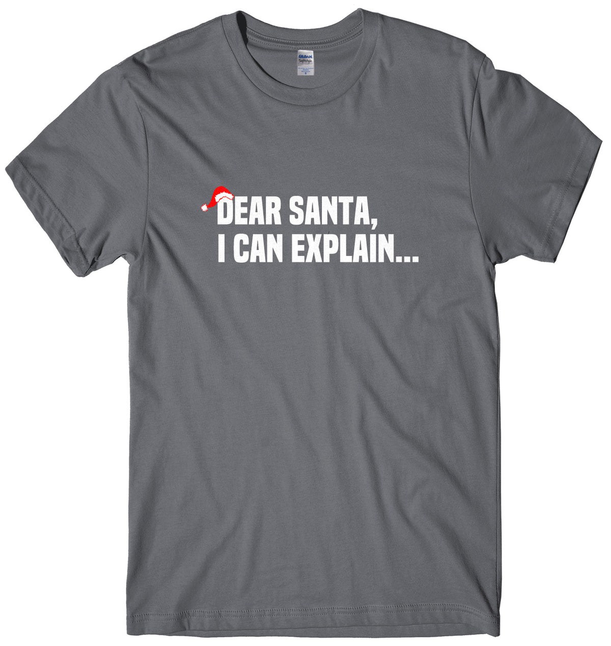 Dear Santa, I Can Explain.... Mens Unisex Christmas T-Shirt