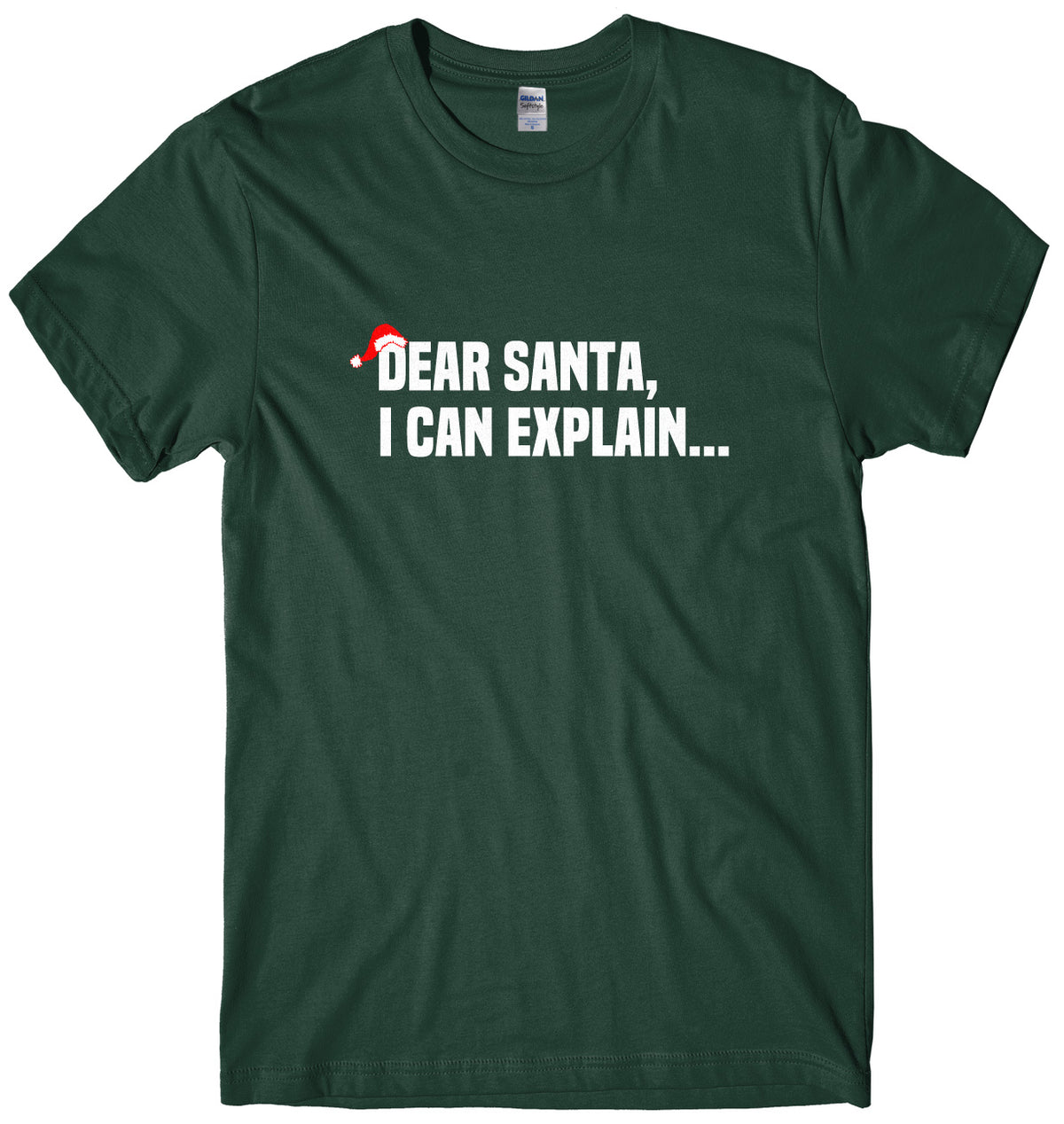 Dear Santa, I Can Explain.... Mens Unisex Christmas T-Shirt