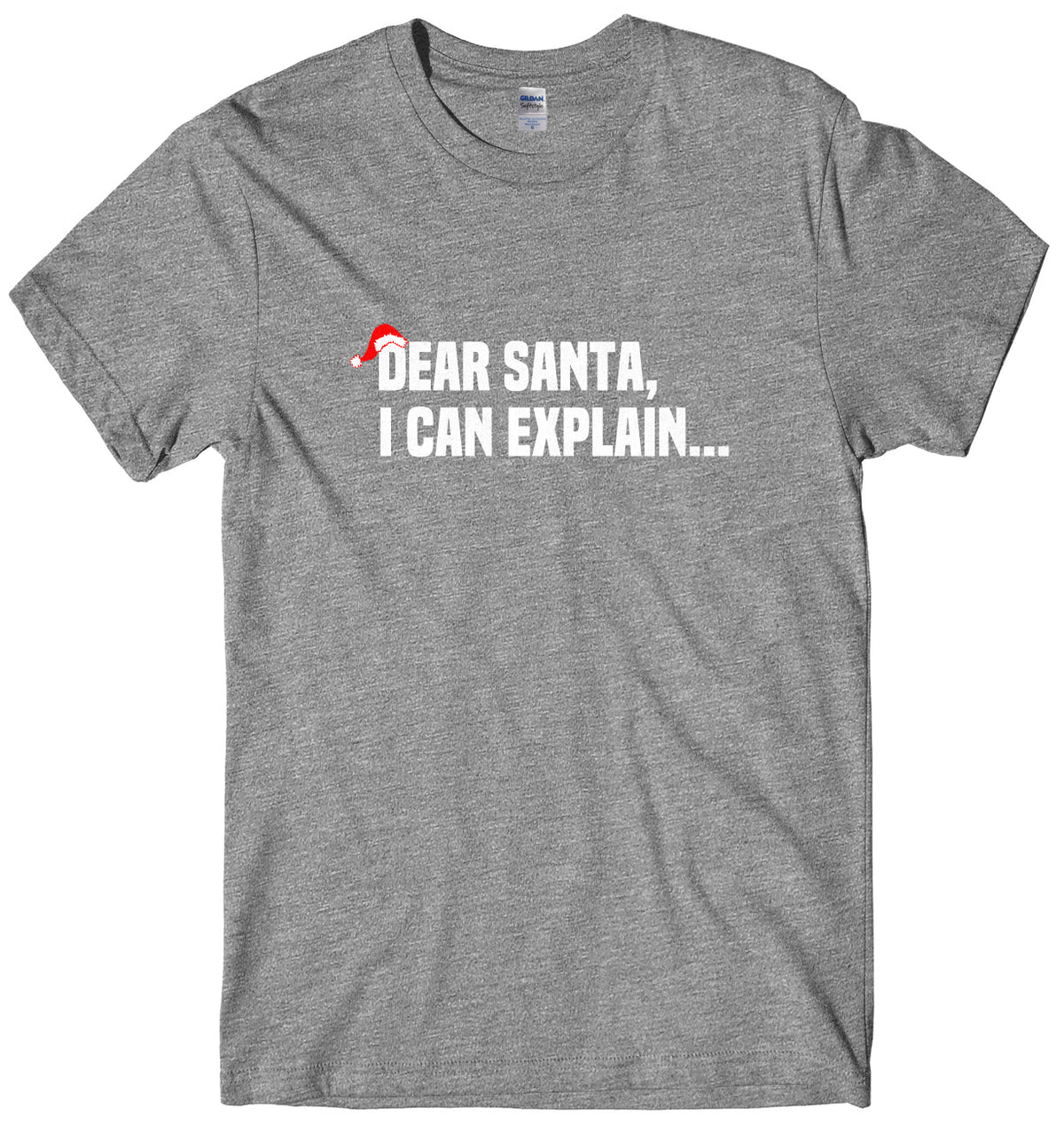 Dear Santa, I Can Explain.... Mens Unisex Christmas T-Shirt