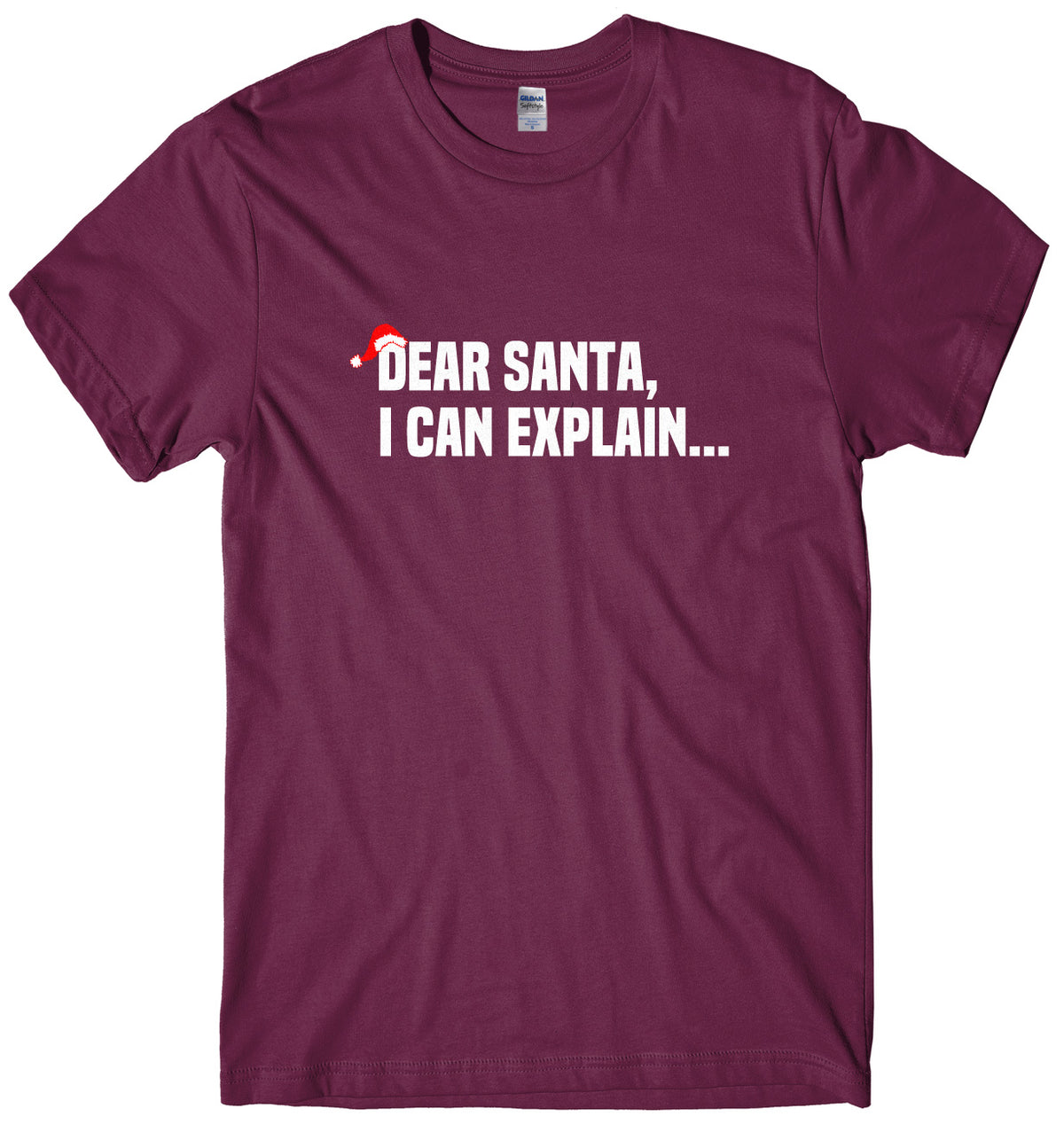 Dear Santa, I Can Explain.... Mens Unisex Christmas T-Shirt