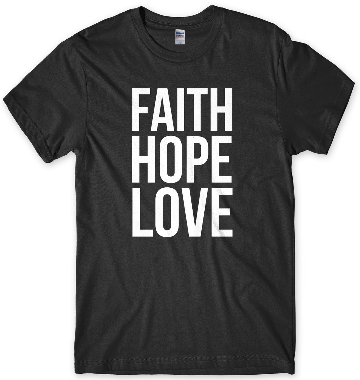 Faith Hope Love Mens Unisex T-Shirt