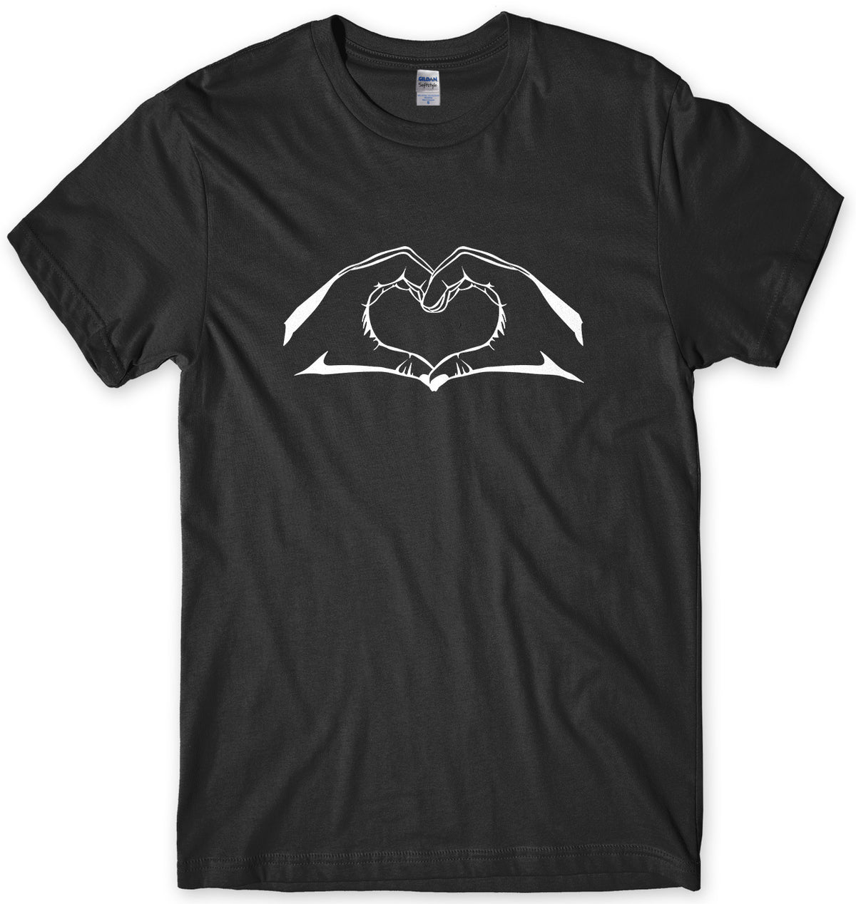 Loveheart Hands Mens Unisex T-Shirt