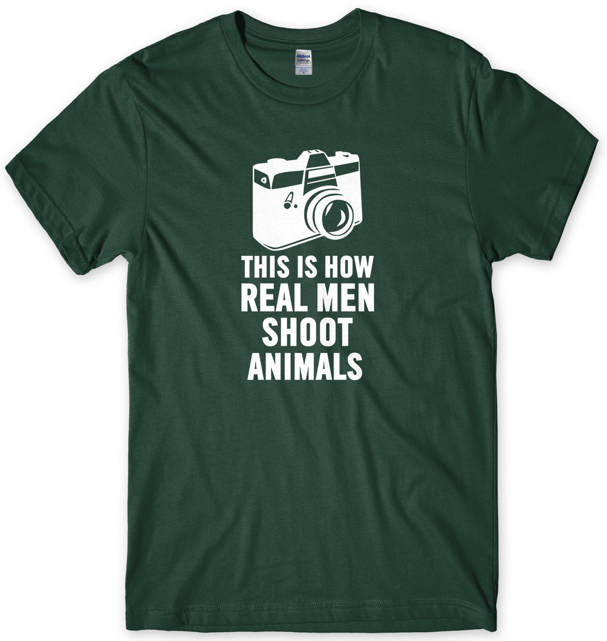 This Is How Real Men Shoot Animals Mens Unisex T-Shirt