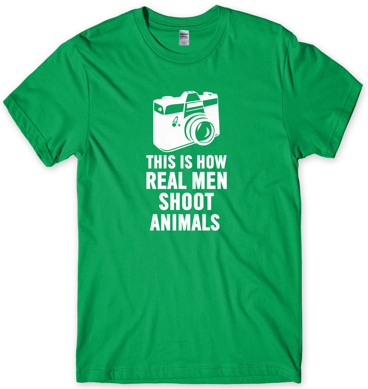 This Is How Real Men Shoot Animals Mens Unisex T-Shirt