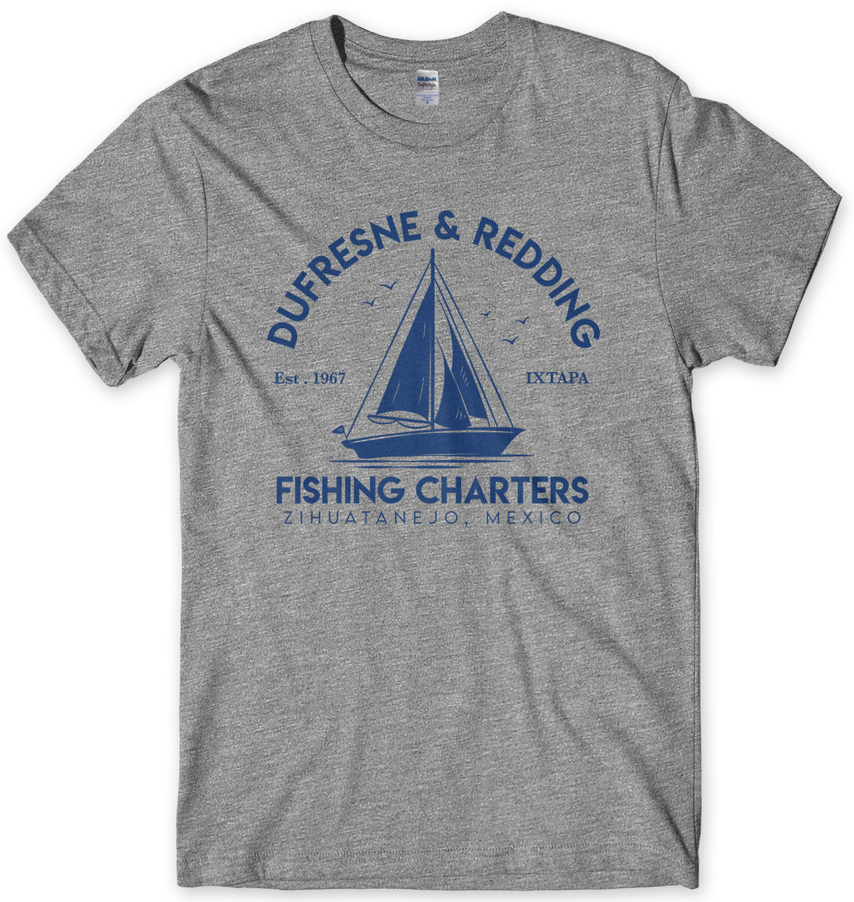 DUFRESNE &amp; REDDING FISHING CHARTERS MENS UNISEX T-SHIRT