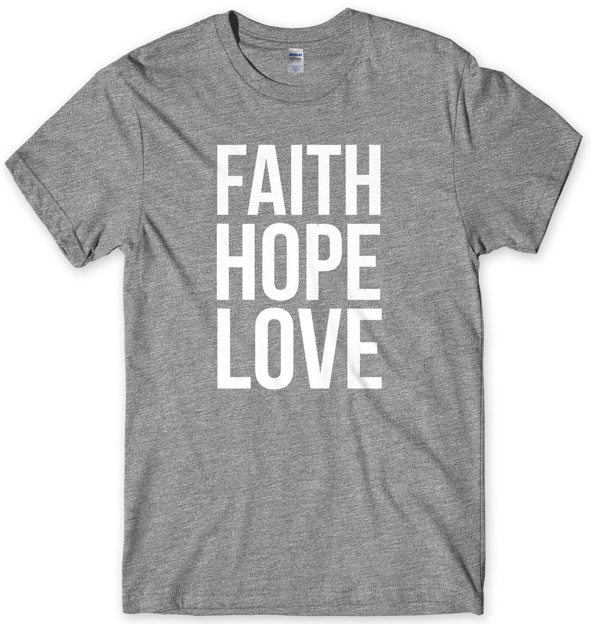 Faith Hope Love Mens Unisex T-Shirt