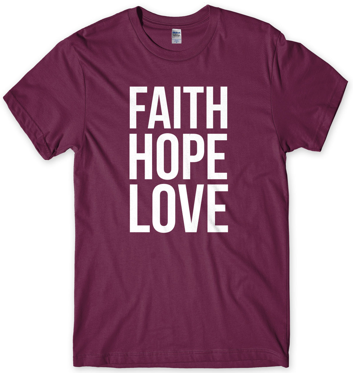 Faith Hope Love Mens Unisex T-Shirt