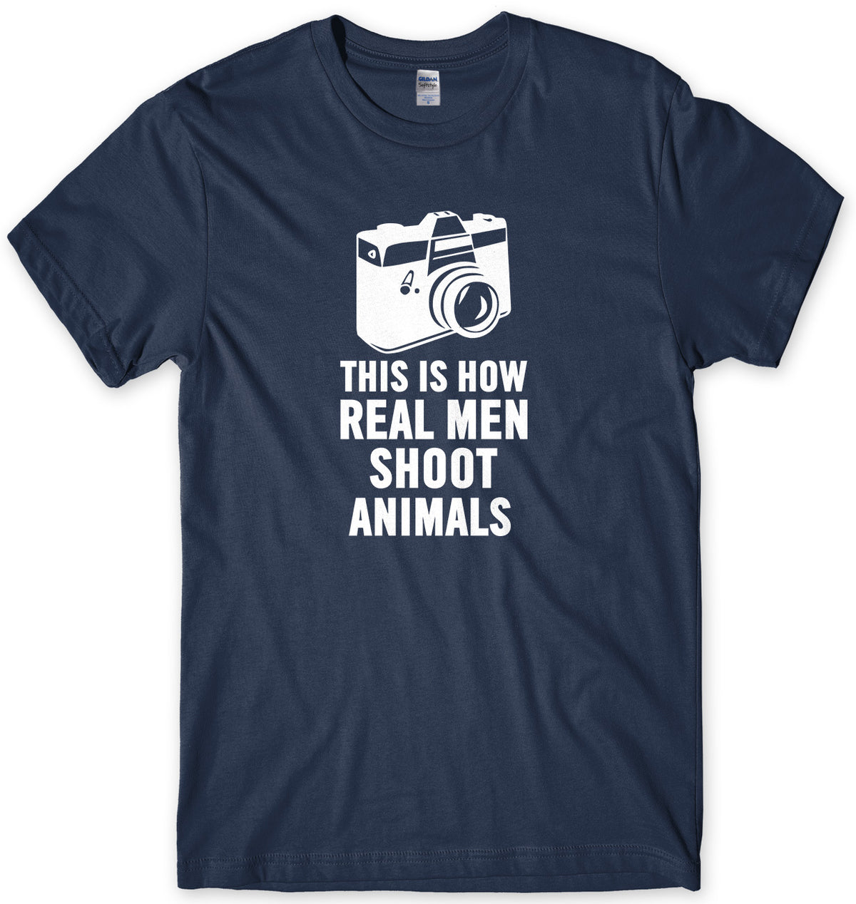 This Is How Real Men Shoot Animals Mens Unisex T-Shirt