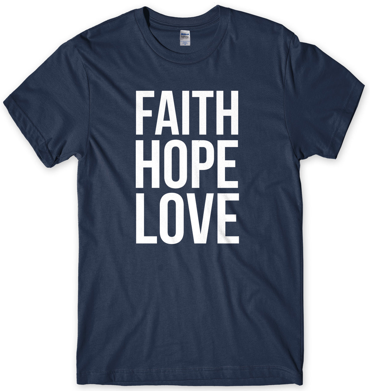 Faith Hope Love Mens Unisex T-Shirt