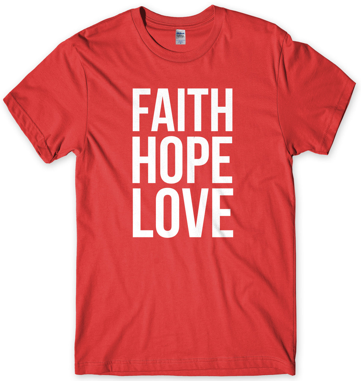 Faith Hope Love Mens Unisex T-Shirt