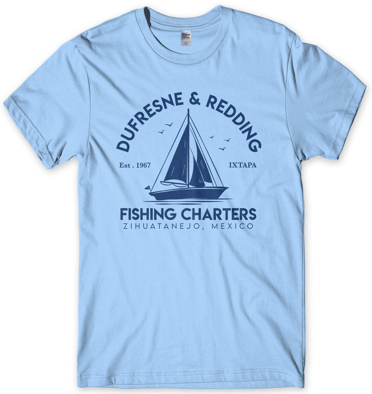 DUFRESNE &amp; REDDING FISHING CHARTERS MENS UNISEX T-SHIRT