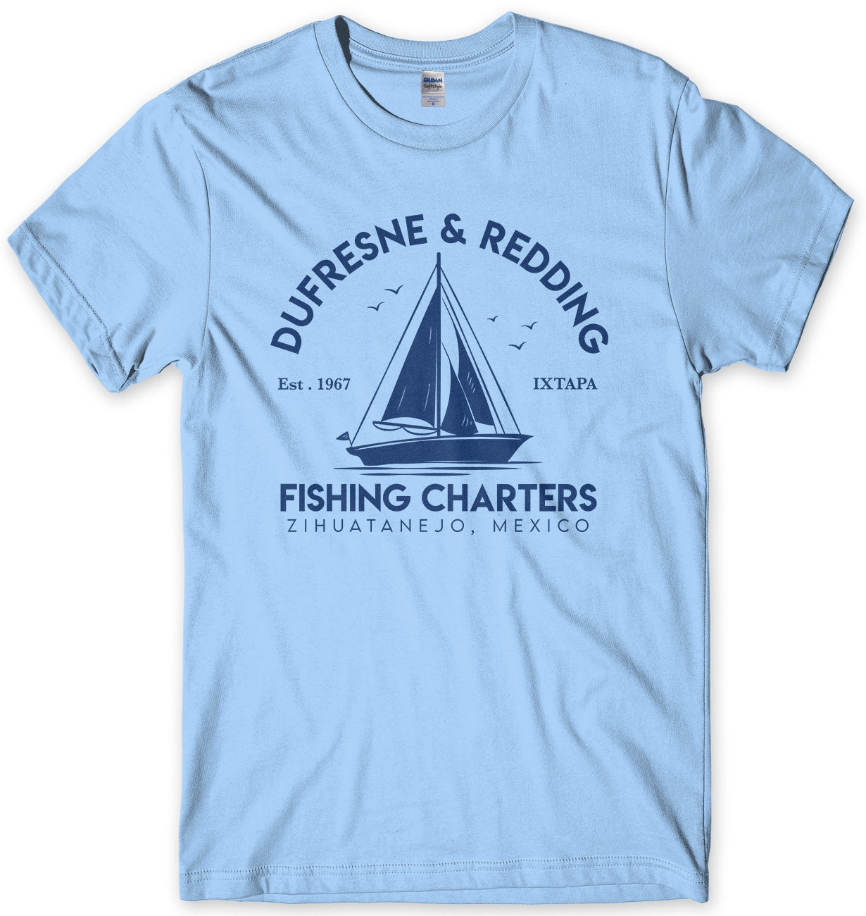 DUFRESNE & REDDING FISHING CHARTERS MENS UNISEX T-SHIRT