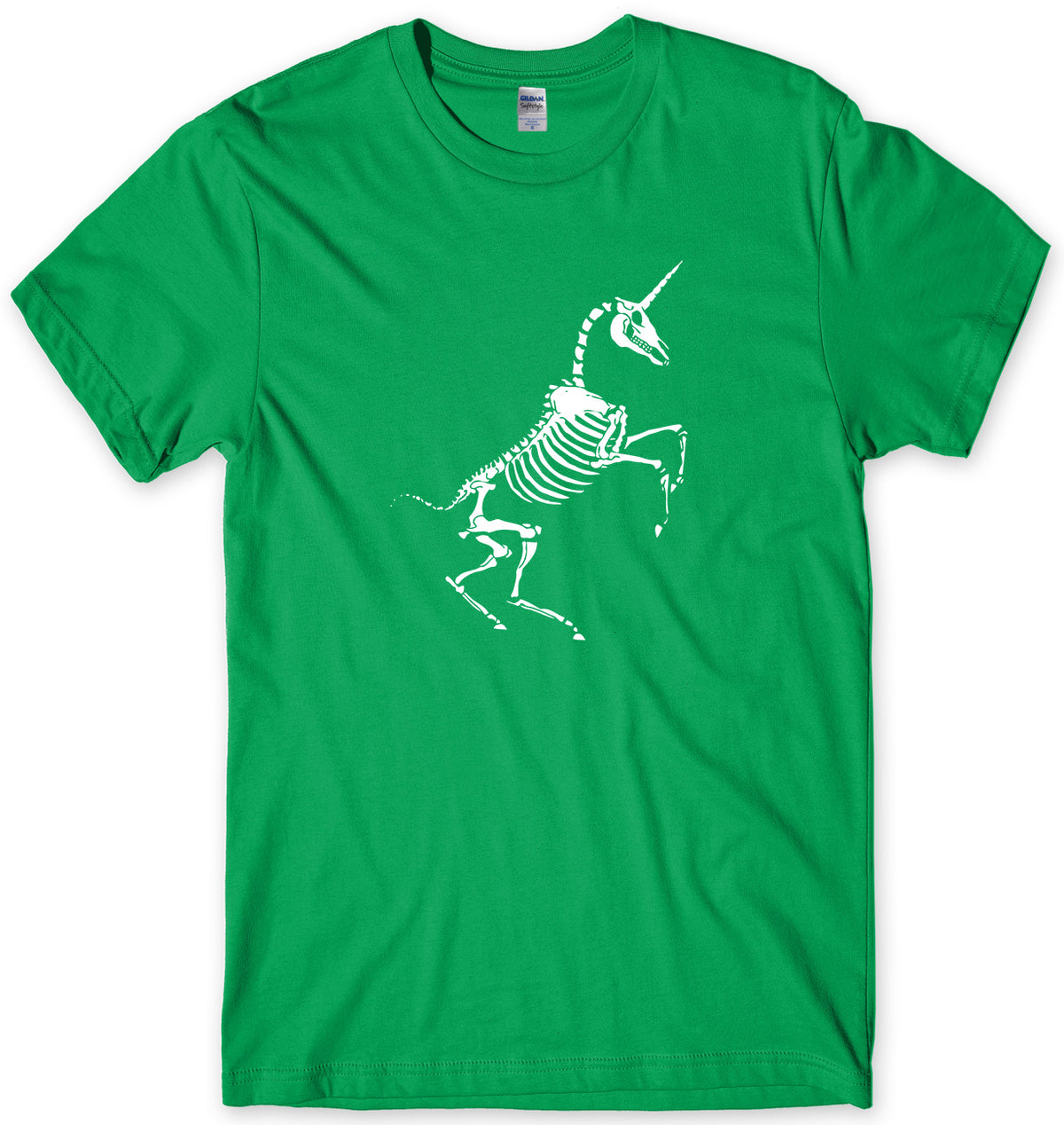 UNICORN SKELETON BONES MENS FUNNY UNISEX T-SHIRT