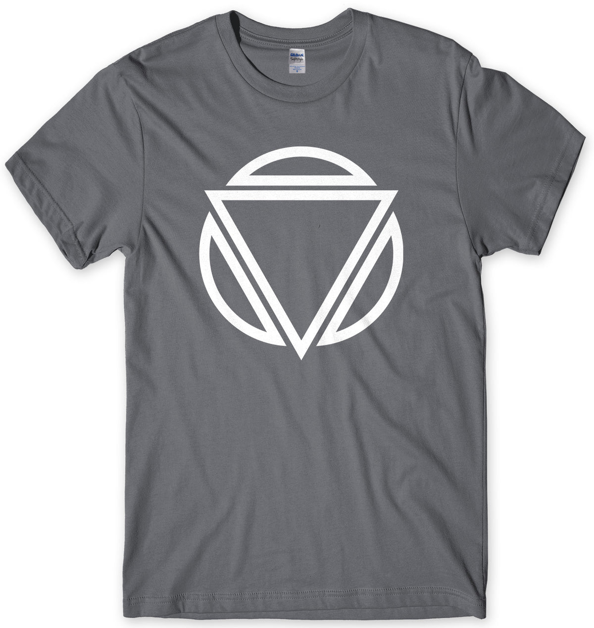 Triangle Art Circle Mens Unisex T-Shirt