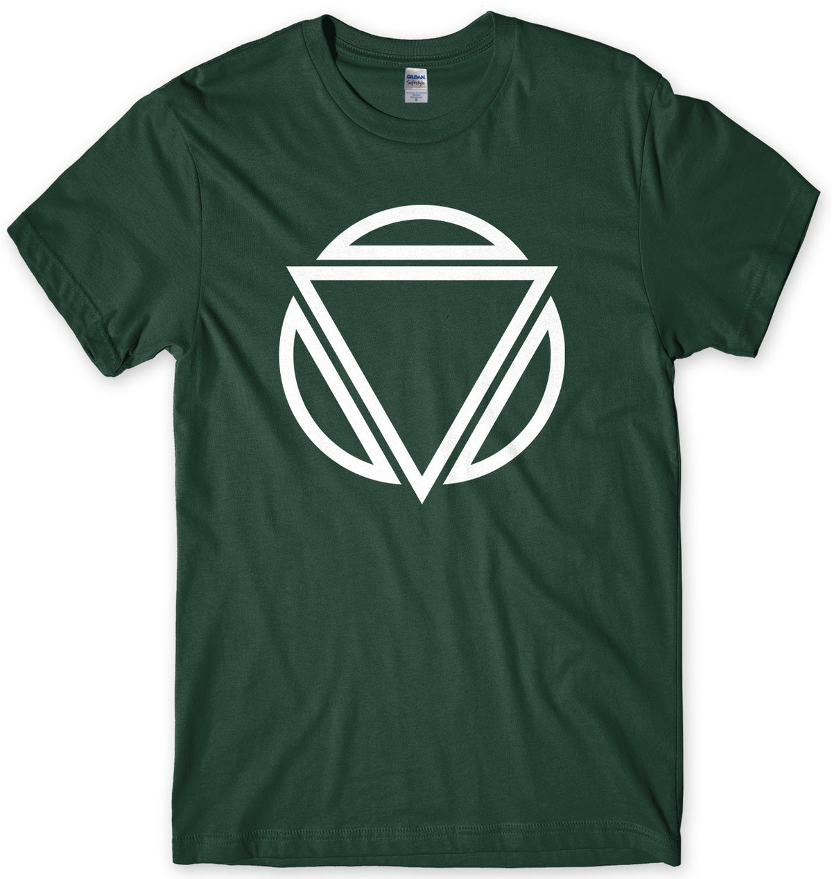 Triangle Art Circle Mens Unisex T-Shirt