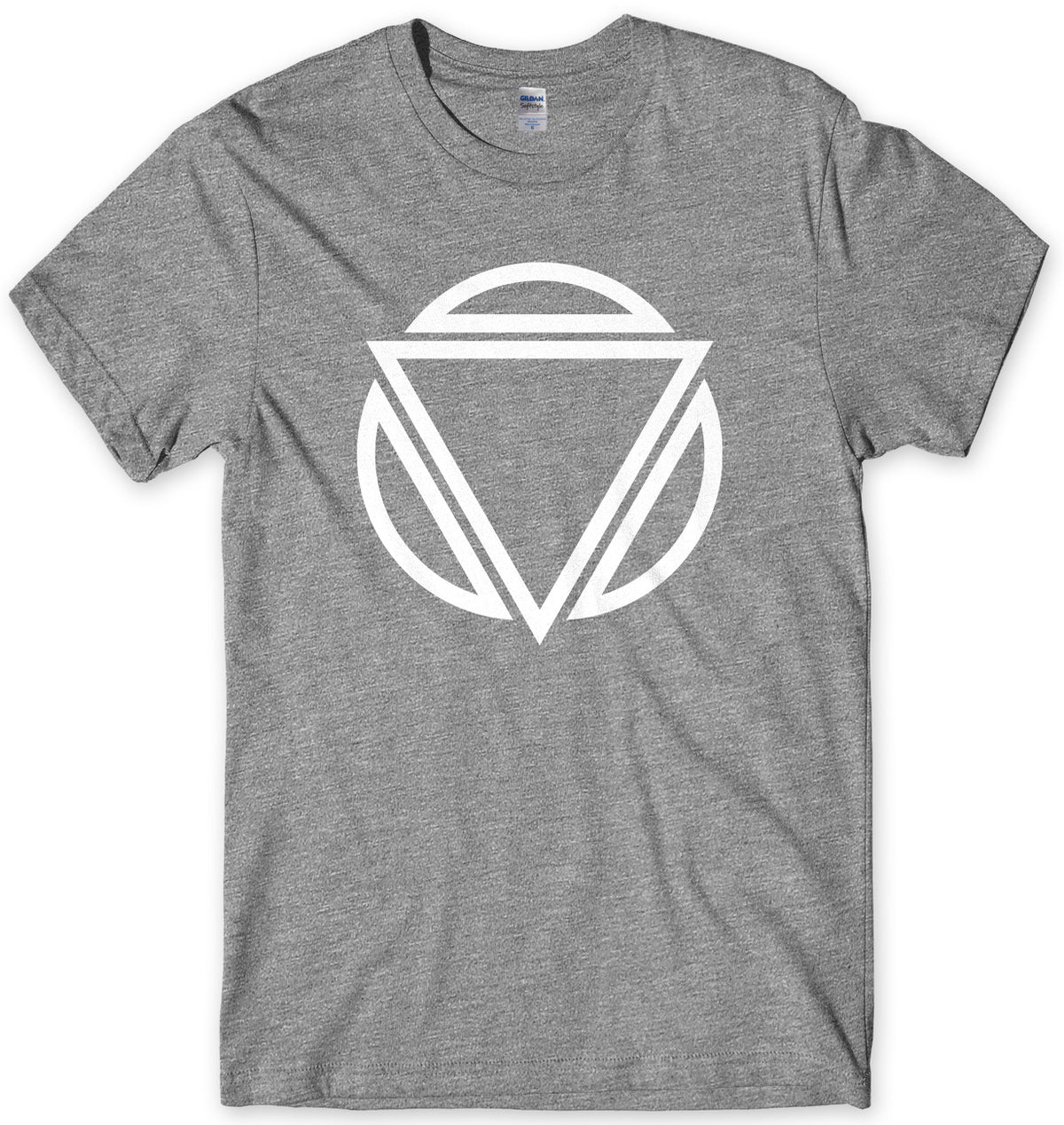 Triangle Art Circle Mens Unisex T-Shirt