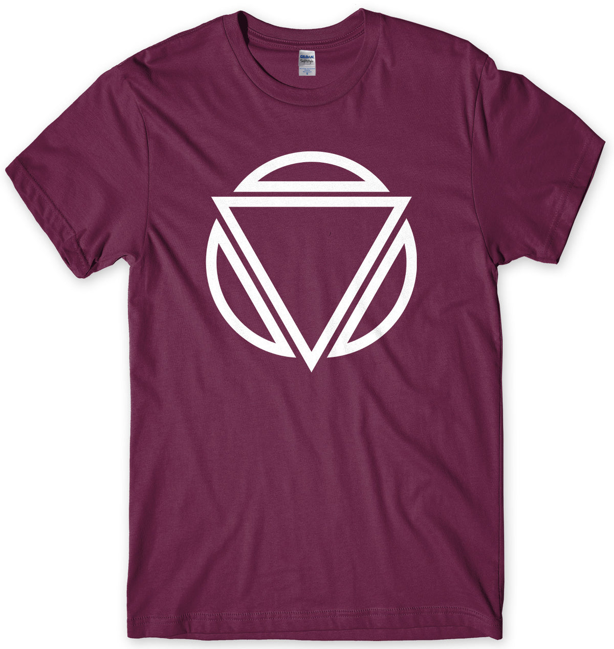 Triangle Art Circle Mens Unisex T-Shirt