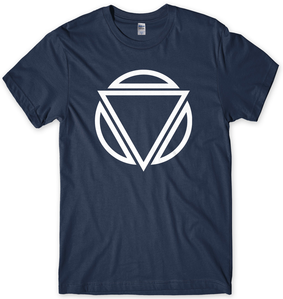 Triangle Art Circle Mens Unisex T-Shirt