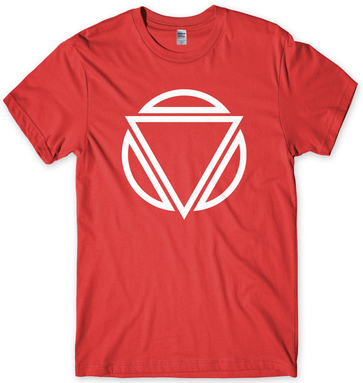 Triangle Art Circle Mens Unisex T-Shirt