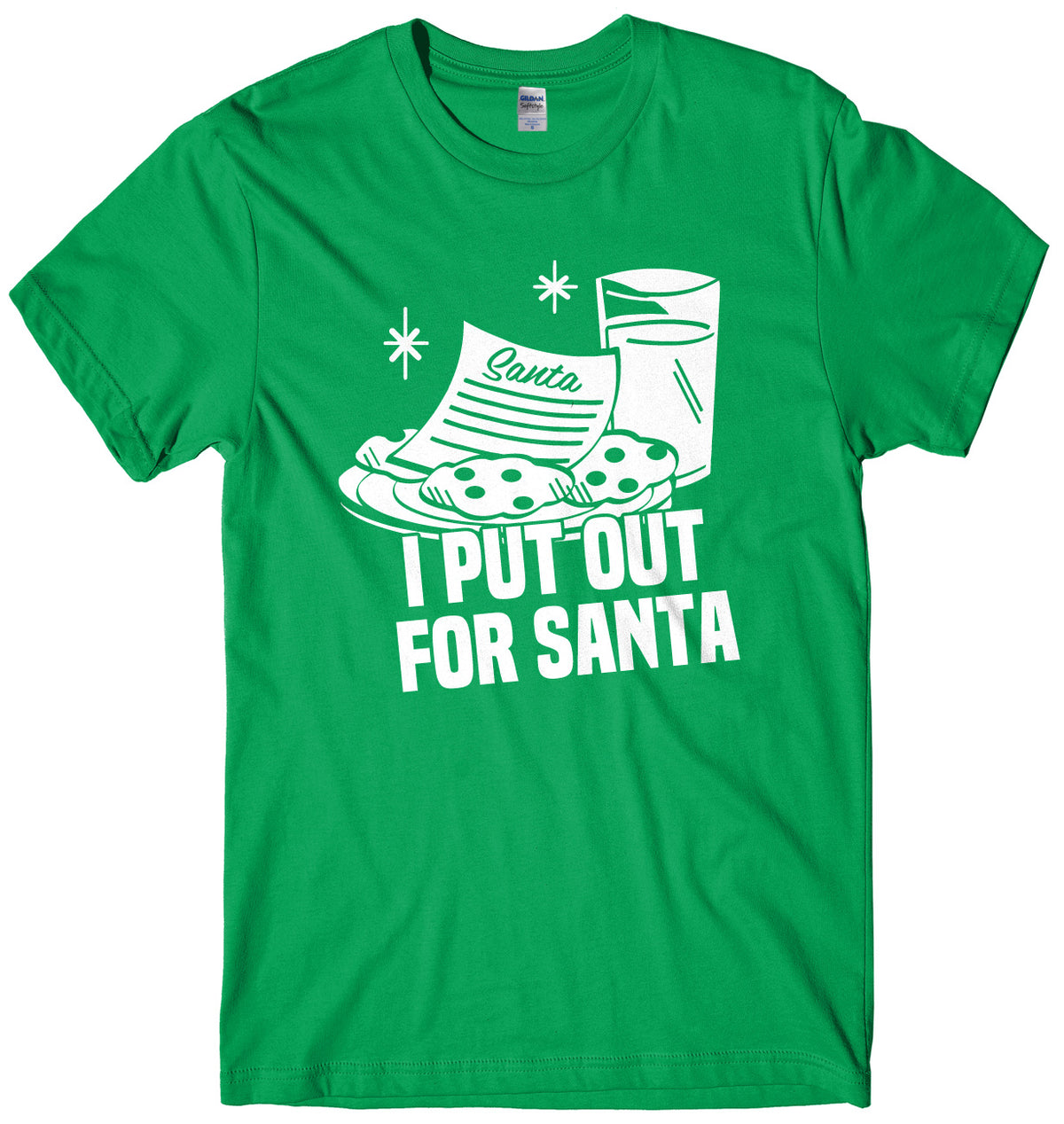 I Put Out For Santa Mens Unisex Christmas T-Shirt