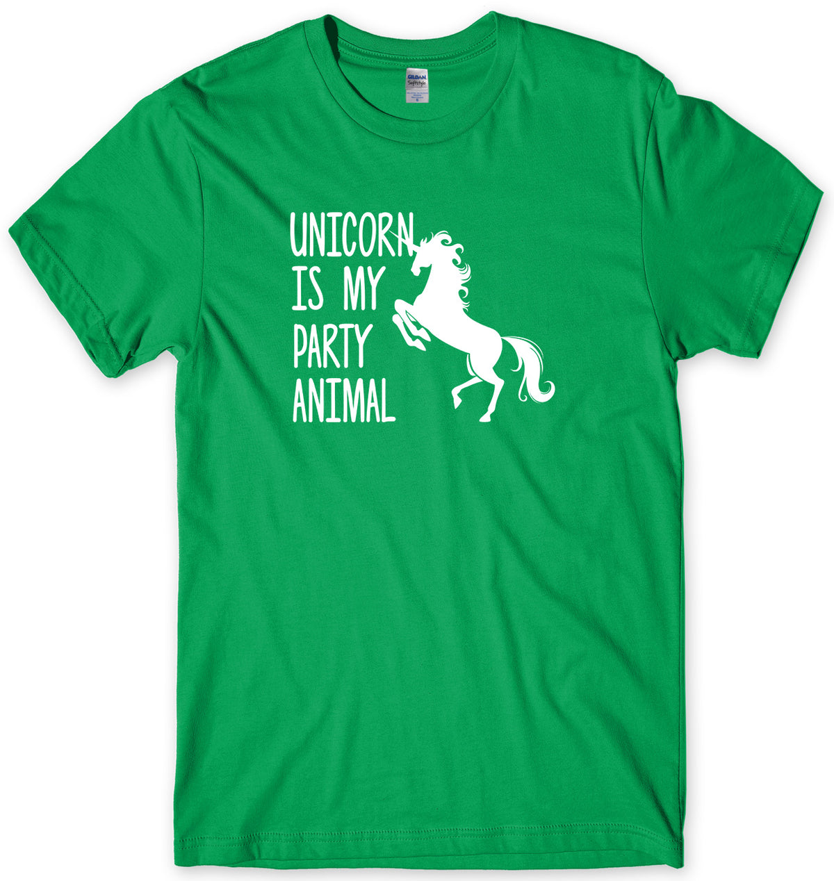 UNICORN IS MY PARTY ANIMAL MENS FUNNY UNISEX T-SHIRT