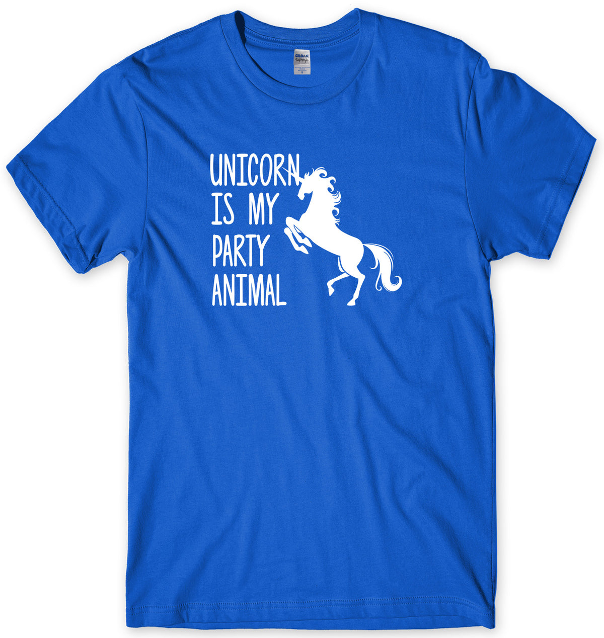 UNICORN IS MY PARTY ANIMAL MENS FUNNY UNISEX T-SHIRT