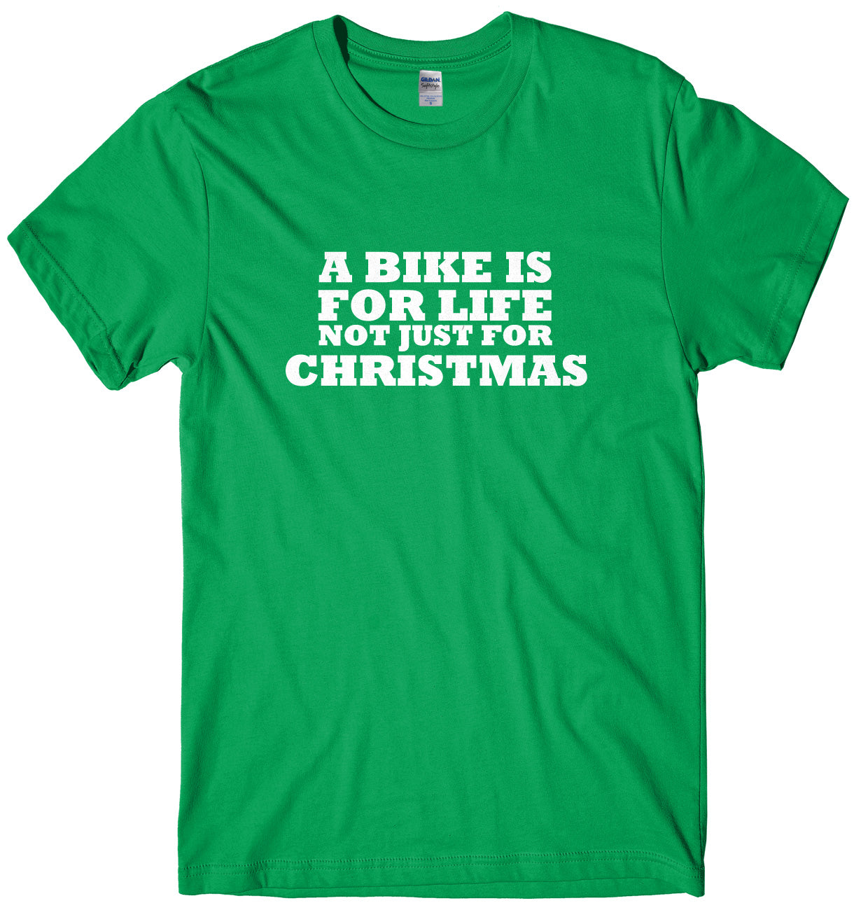 A Bike Is For Life Not Just For Christmas Mens Unisex Christmas T-Shirt