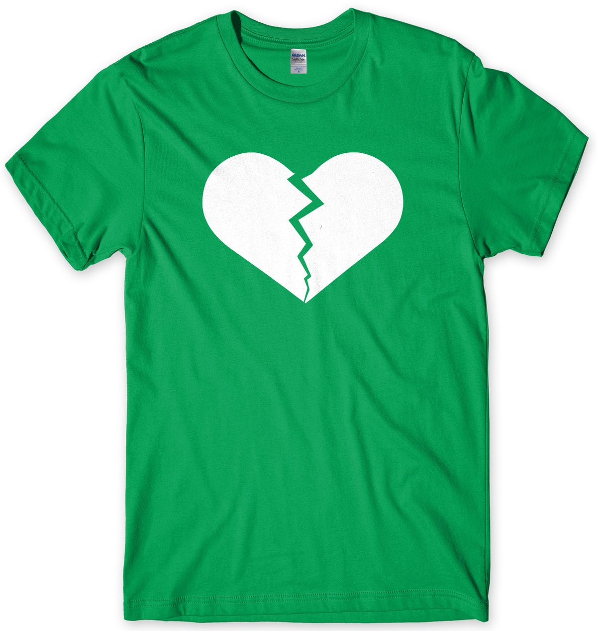 Heartbroken Love Heart Mens Unisex T-Shirt