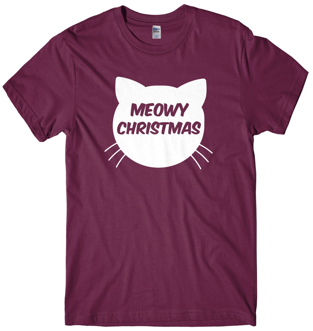 Meowy Christmas Mens Unisex Christmas T-Shirt
