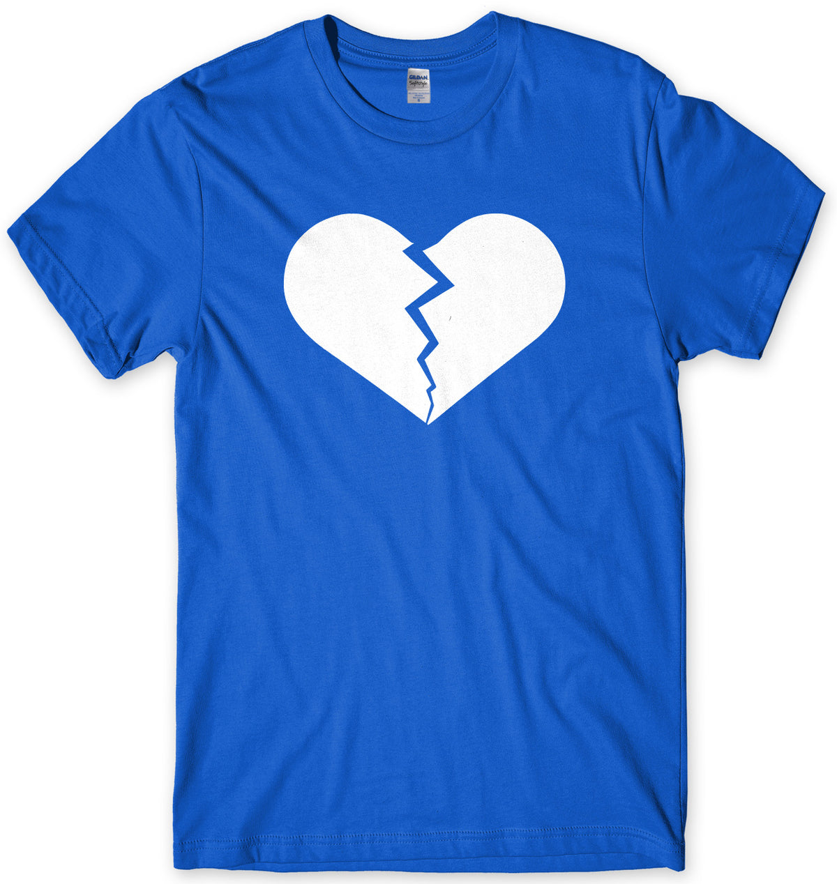 Heartbroken Love Heart Mens Unisex T-Shirt