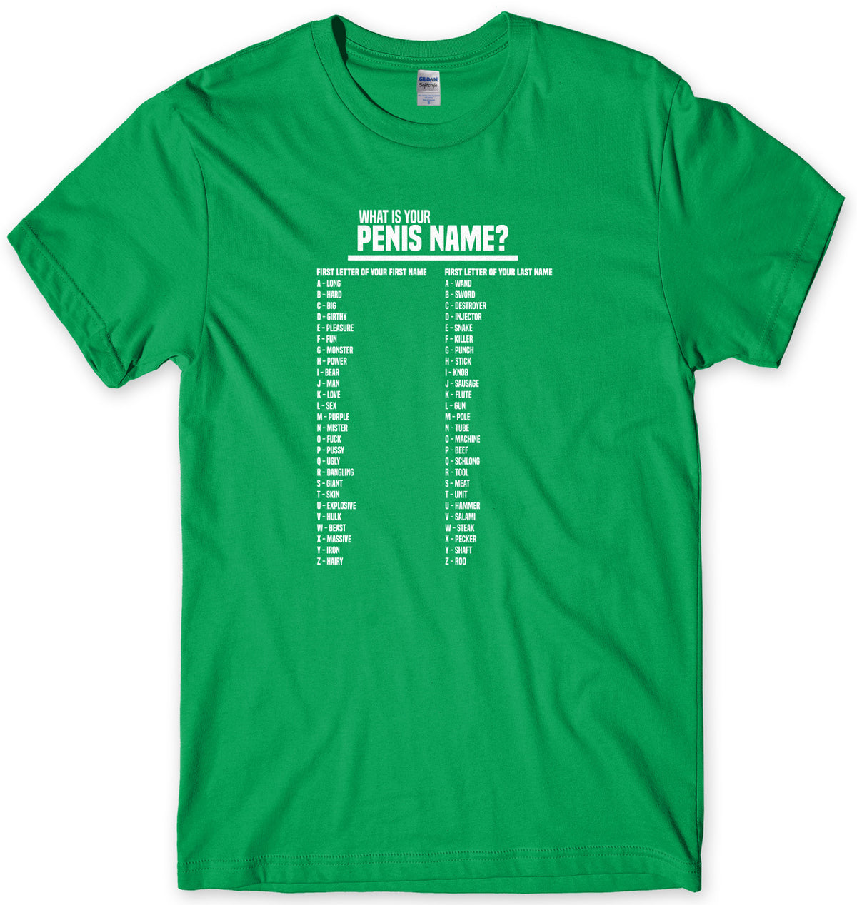 What Is Your Penis Name? Mens Unisex T-Shirt