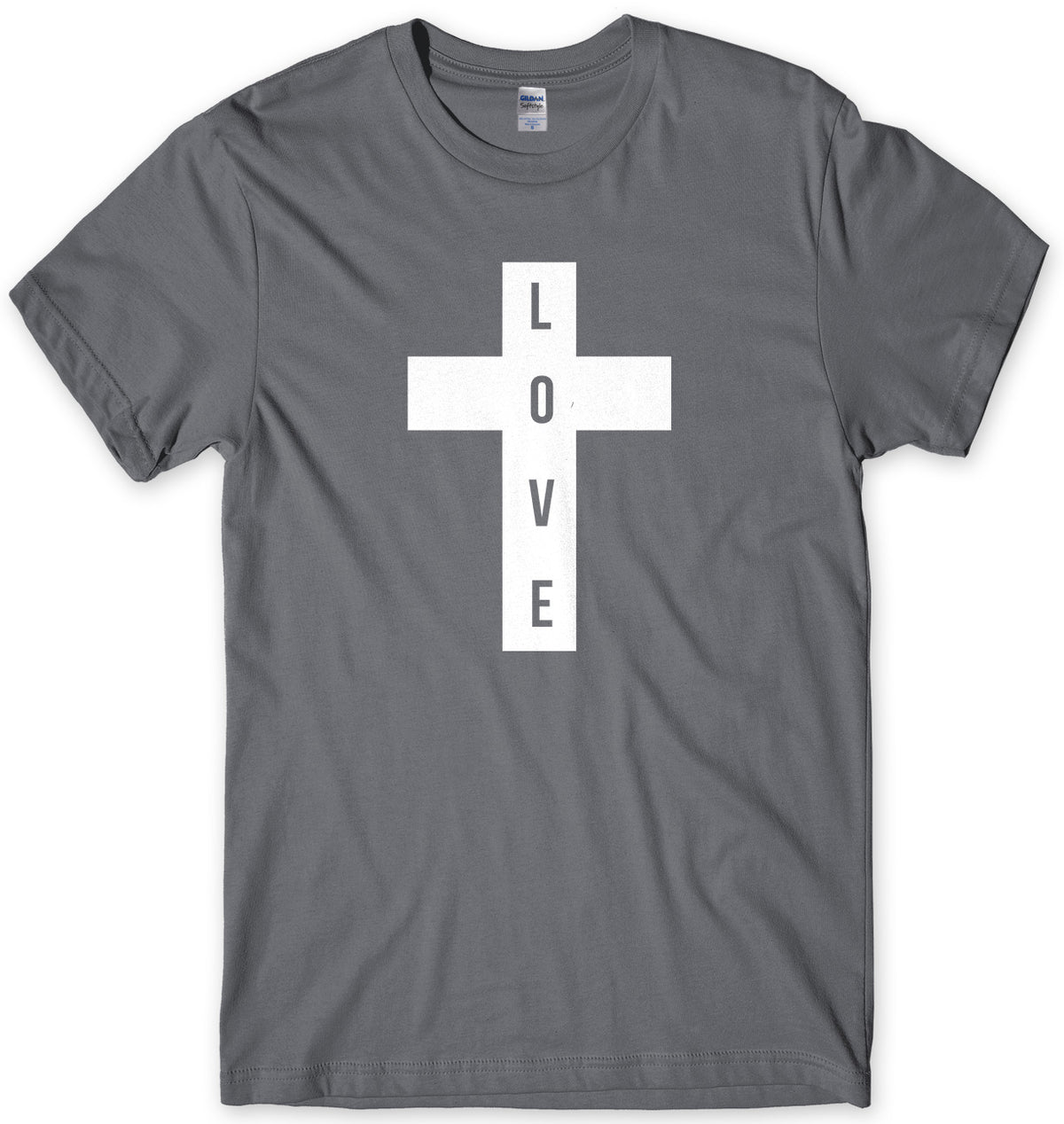 Love Cross Mens Unisex T-Shirt