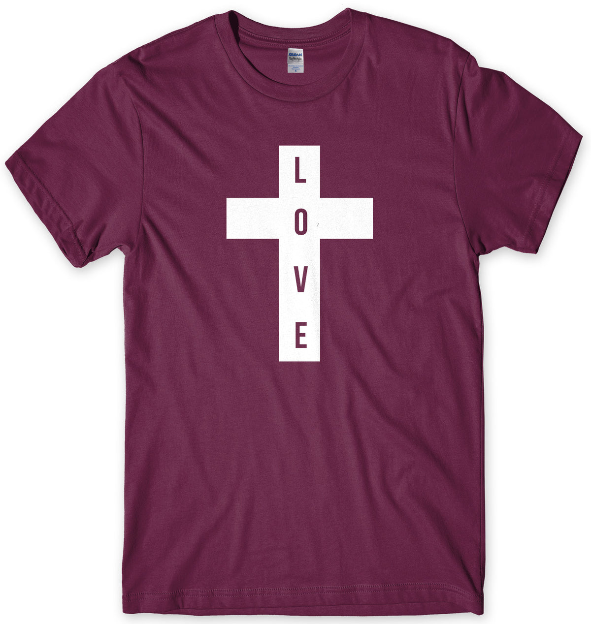 Love Cross Mens Unisex T-Shirt