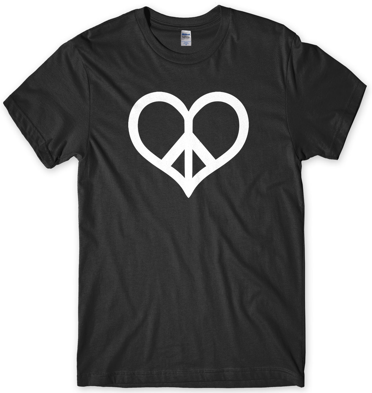 Peace &amp; Love Mens Unisex T-Shirt