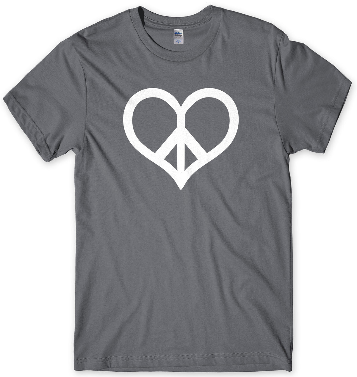 Peace &amp; Love Mens Unisex T-Shirt