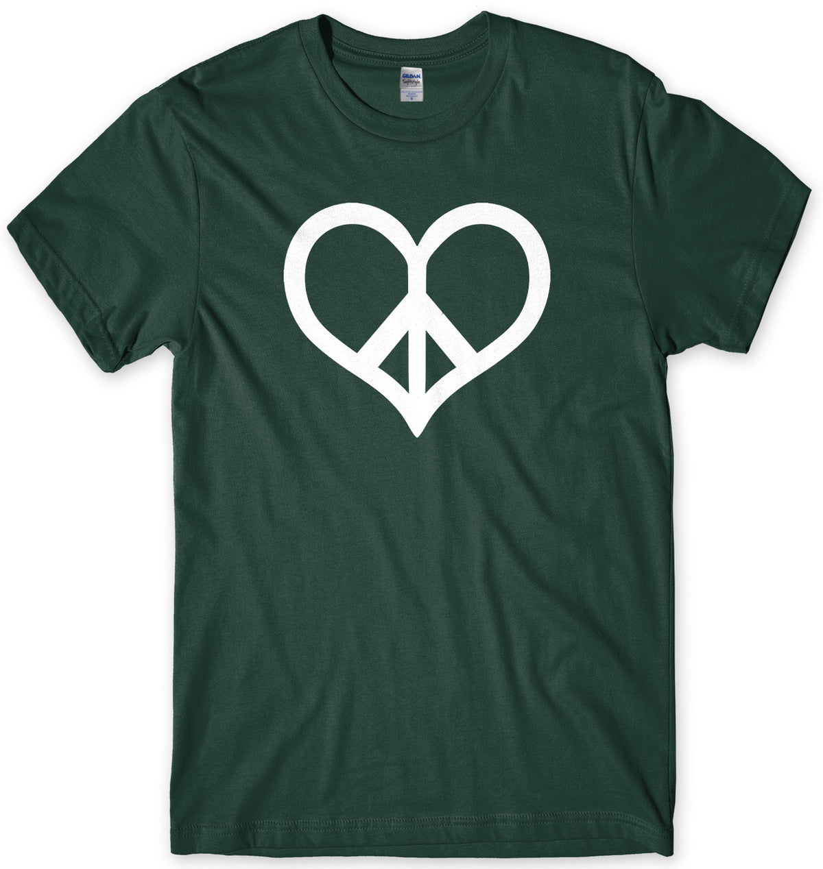 Peace &amp; Love Mens Unisex T-Shirt