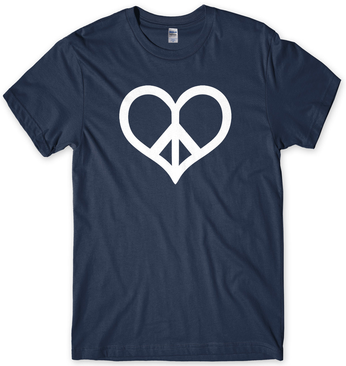 Peace &amp; Love Mens Unisex T-Shirt