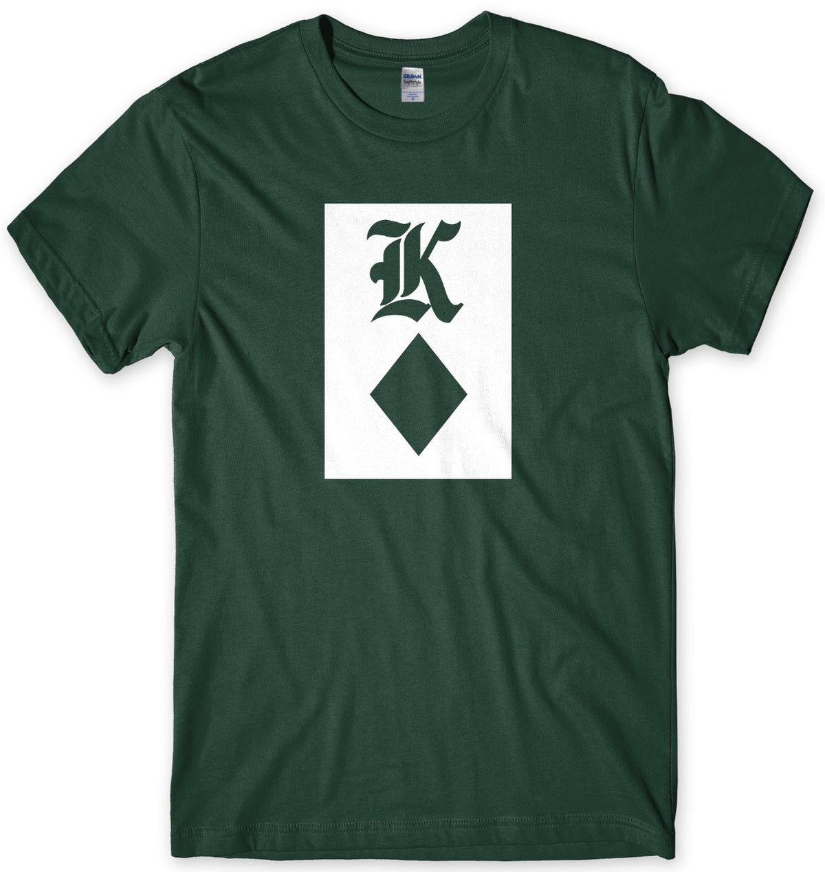 King Of Diamonds Playing Cards Mens Unisex T-Shirt