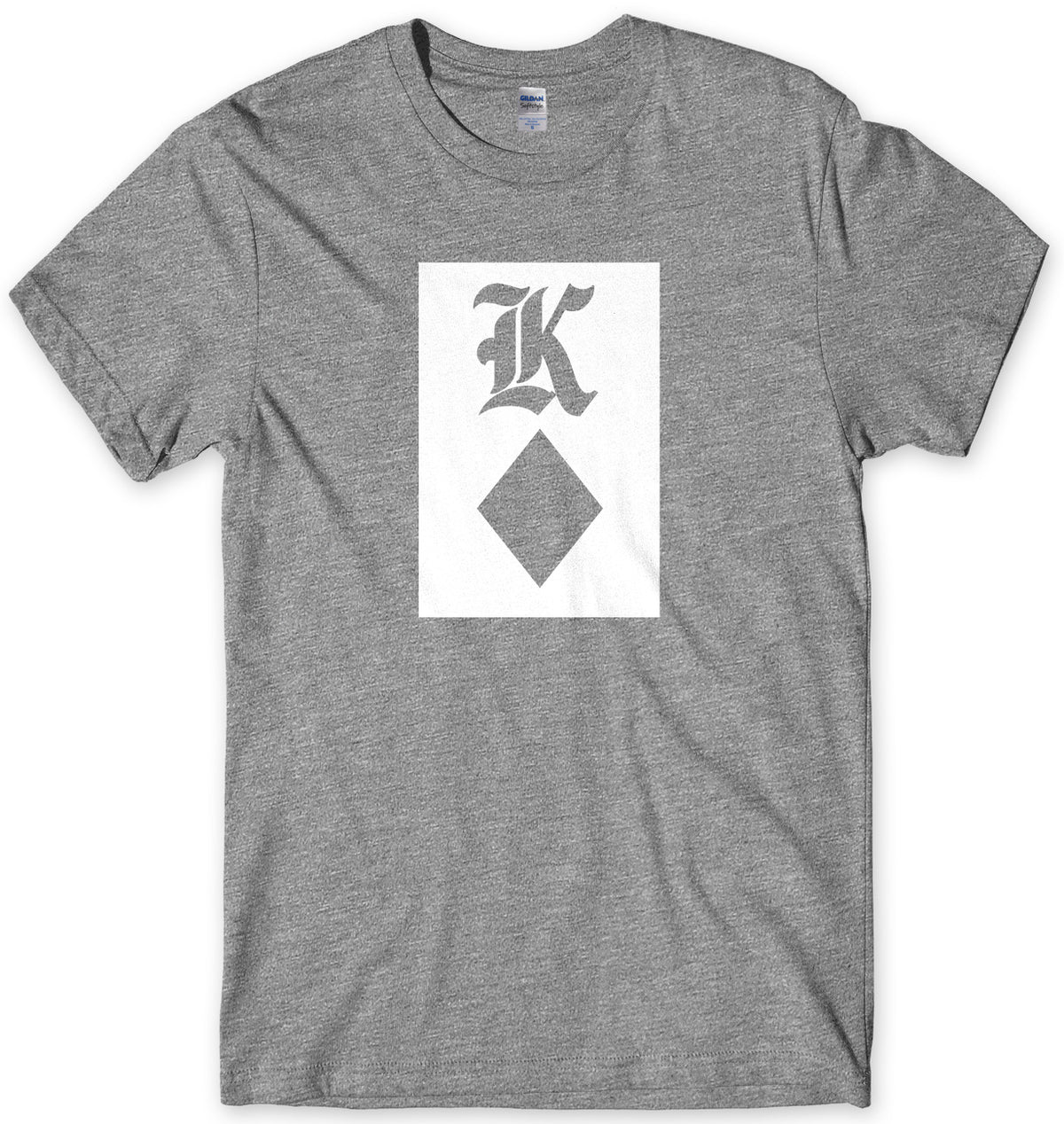 King Of Diamonds Playing Cards Mens Unisex T-Shirt
