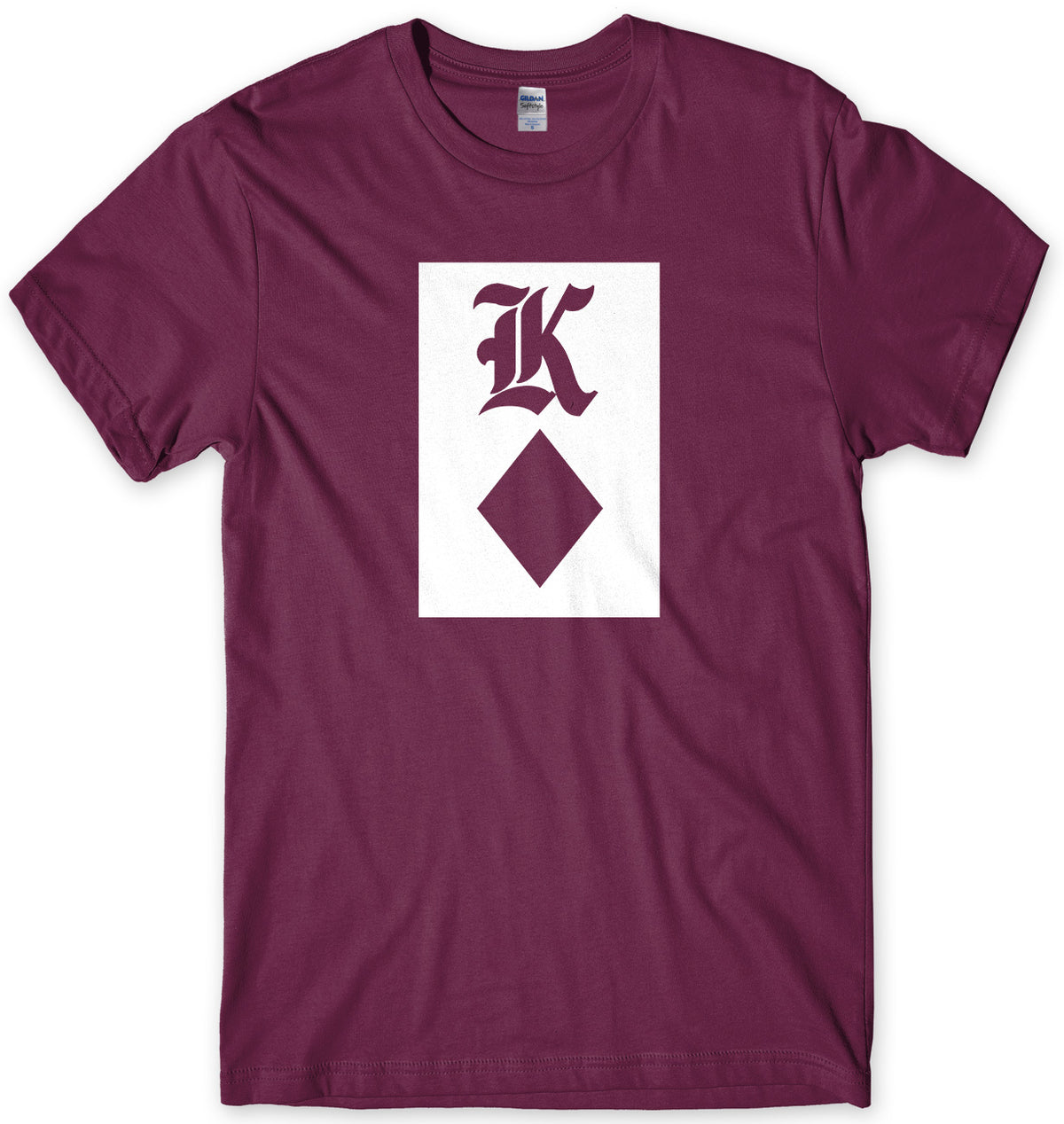 King Of Diamonds Playing Cards Mens Unisex T-Shirt