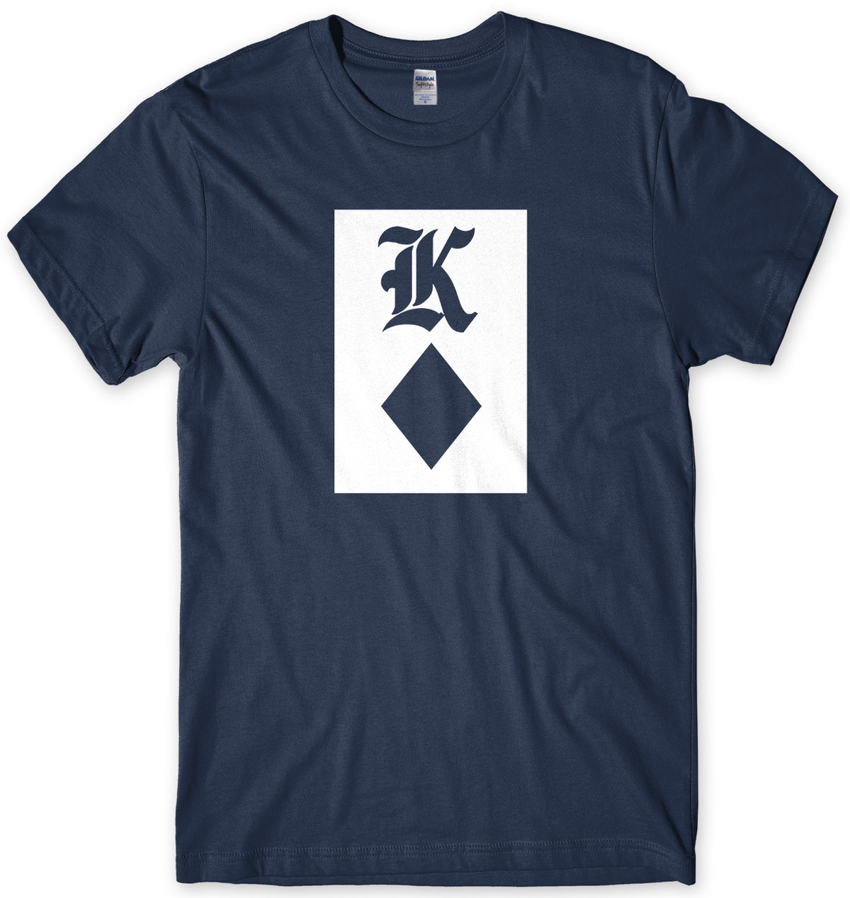 King Of Diamonds Playing Cards Mens Unisex T-Shirt