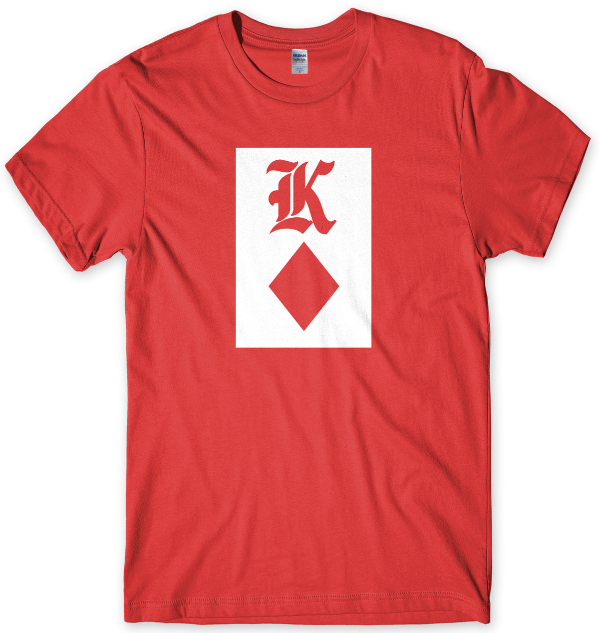 King Of Diamonds Playing Cards Mens Unisex T-Shirt